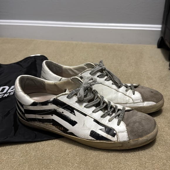 Men’s Golden Goose suede and leather Super-Star Sneakers - Picture 2 of 5